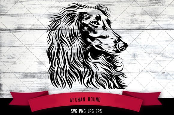 Afghan Hound SVG: A Designer's Take on This Dog Logo