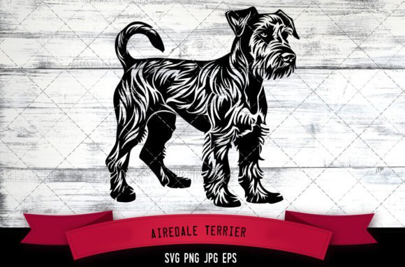 Airedale Terrier SVG: A Designer’s Take on This Dog Logo