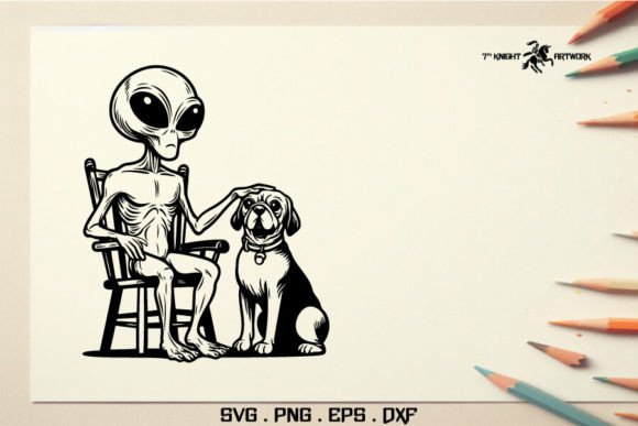 Alien with Dog Svg Review
