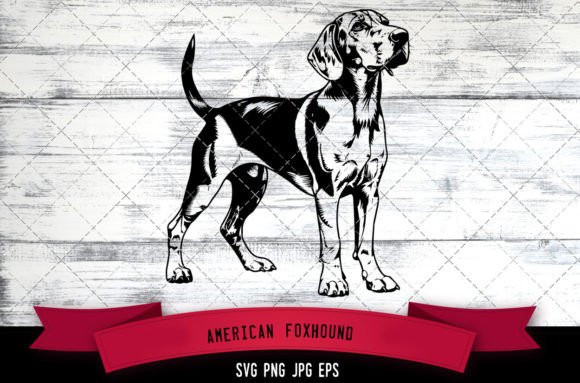 American Foxhound SVG: A Designer's Take on This Dog Logo