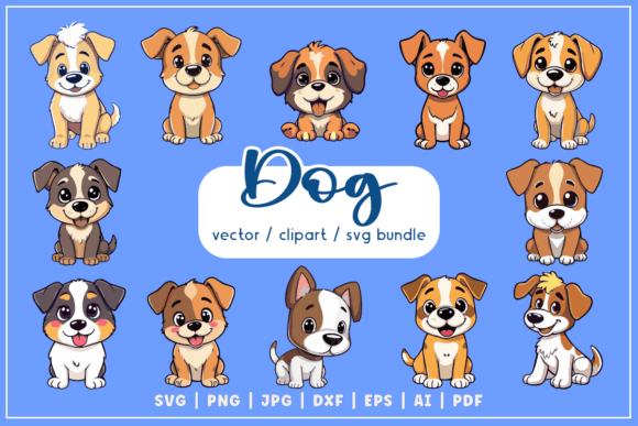Dog SVG Vector Clipart Review