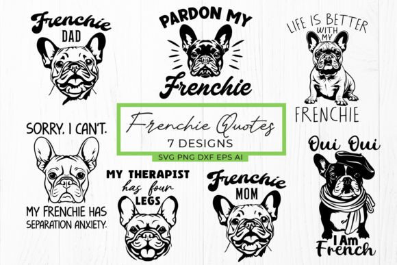 Frenchie Dog SVG Quotes Bundle Review