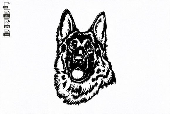 German Shepherd Svg, Dog Svg