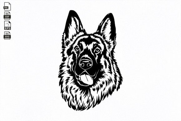 German Shepherd Svg, Dog Svg