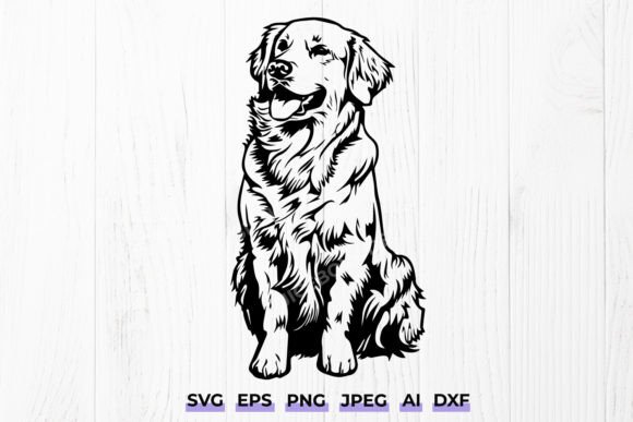 Golden Retriever SVG & DXF: Design Review