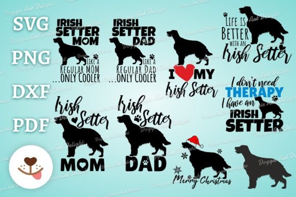 Irish Setter Dog Svg Bundle Review