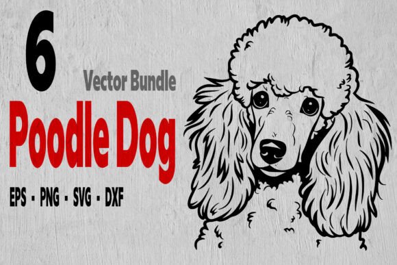 Poodle Dog Bundle, French Poodle Dog Svg