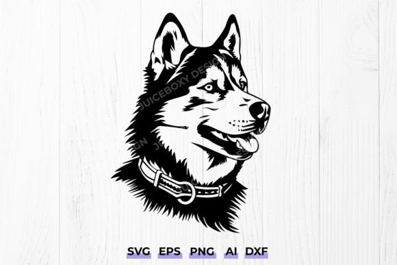 Siberian Husky Dog Svg with Collar: A Designer's Review