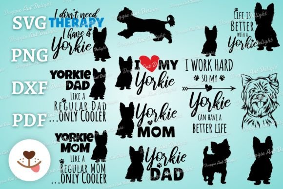 Yorkie Dog Svg Bundle Review